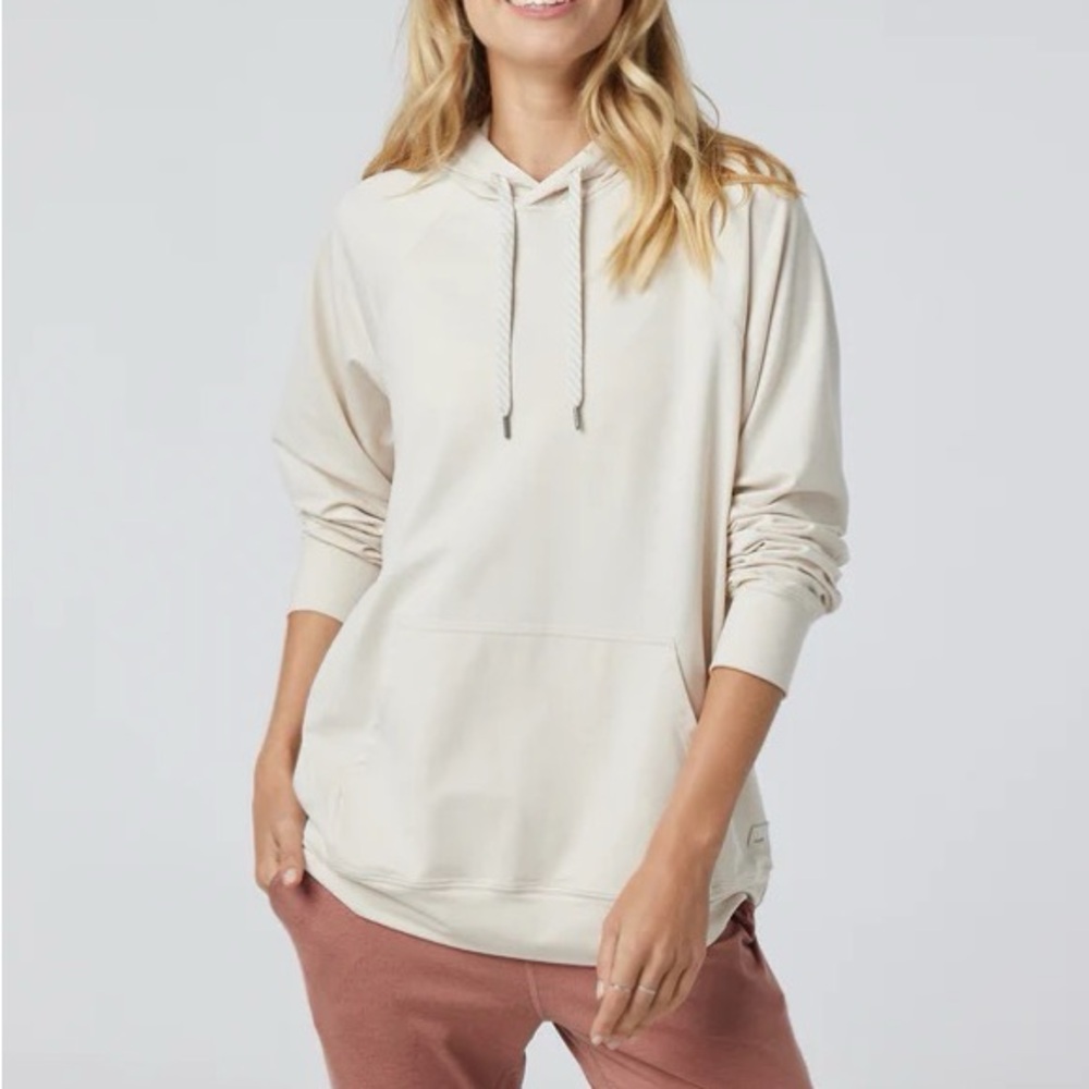 Halo Oversized Hoodie Women's DreamKnit Milkweed Heather Medium